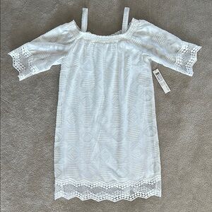 NWT Tribal Jeans Cold Shoulder Sundress with Raglan Sleeves
